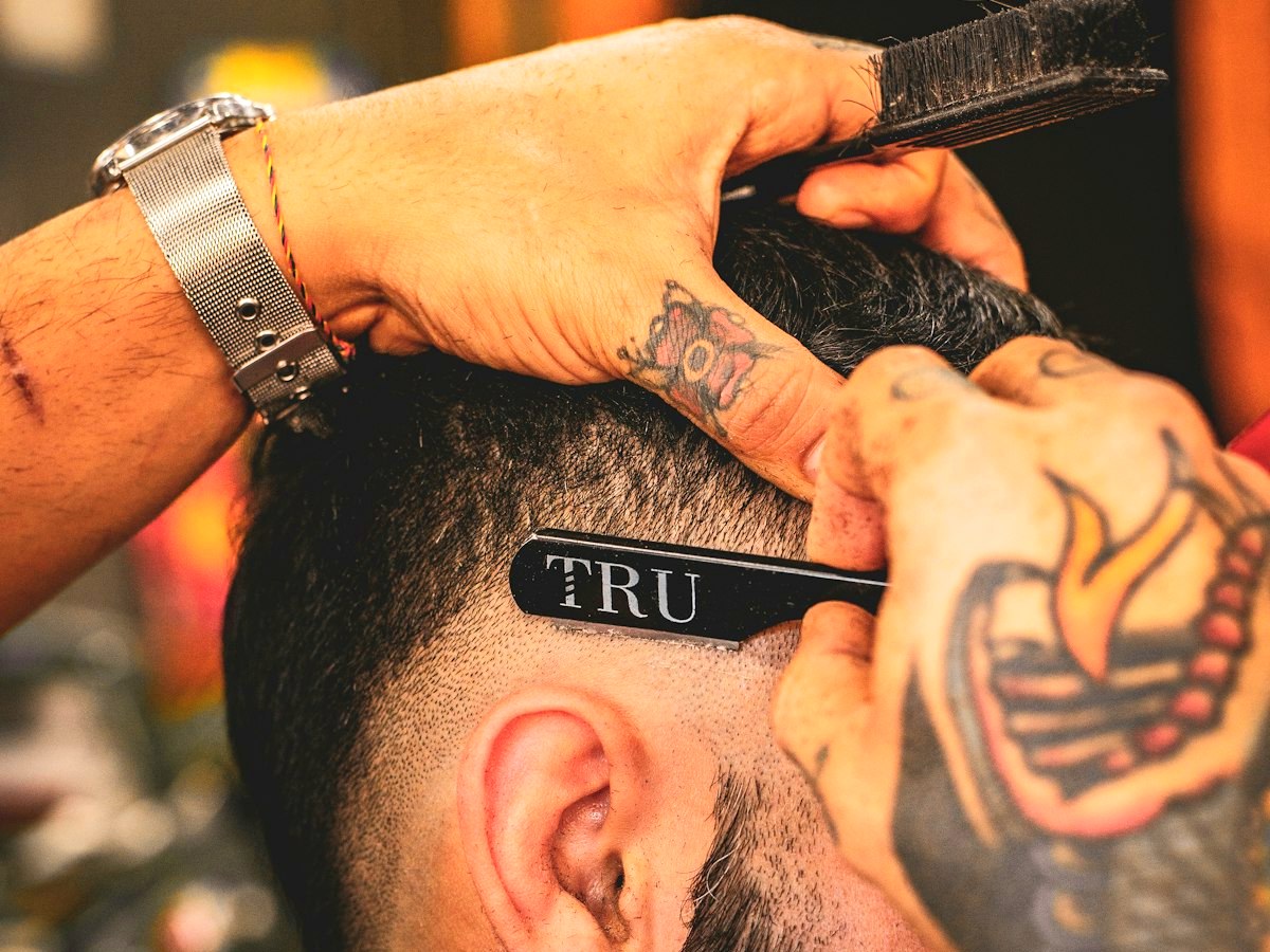 Haircut Saloon radiant confident look after a visit